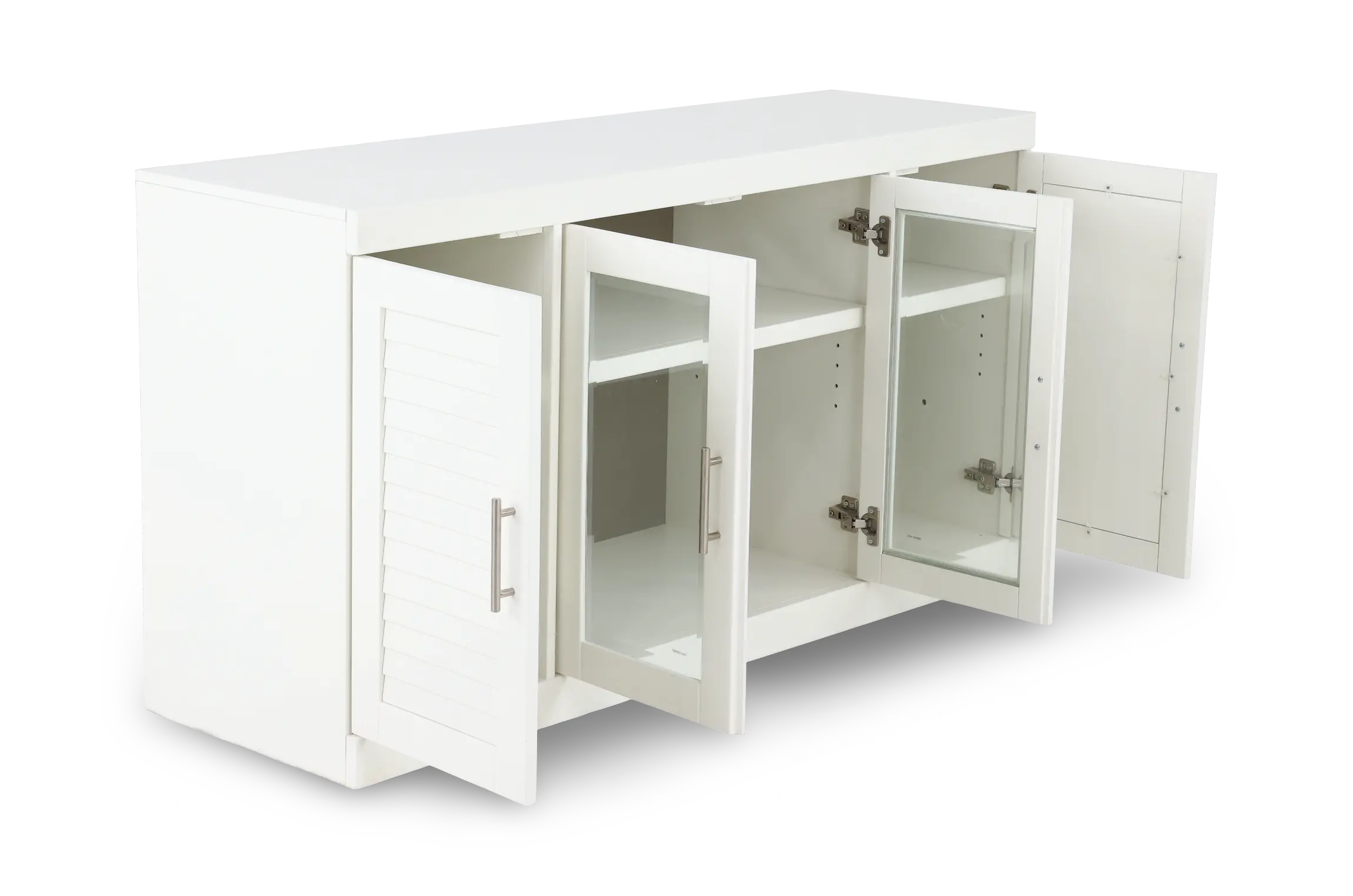 Catrina White 56  TV Stand-5
