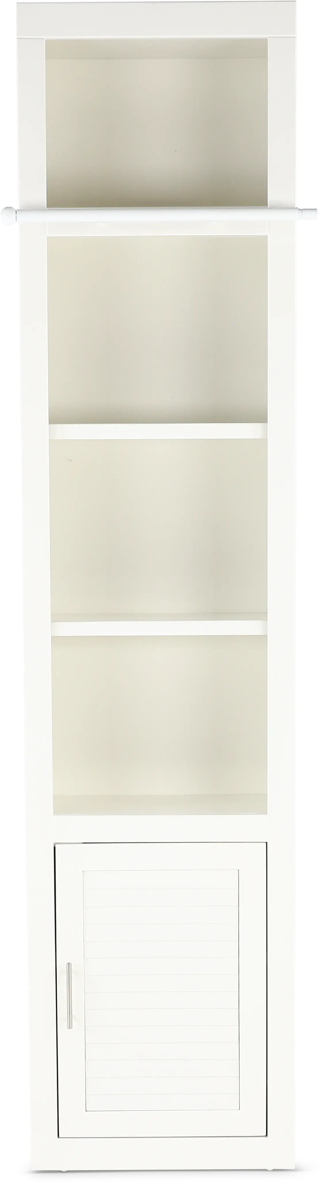 Catrina White 22  Bookcase with Reversible Door-13