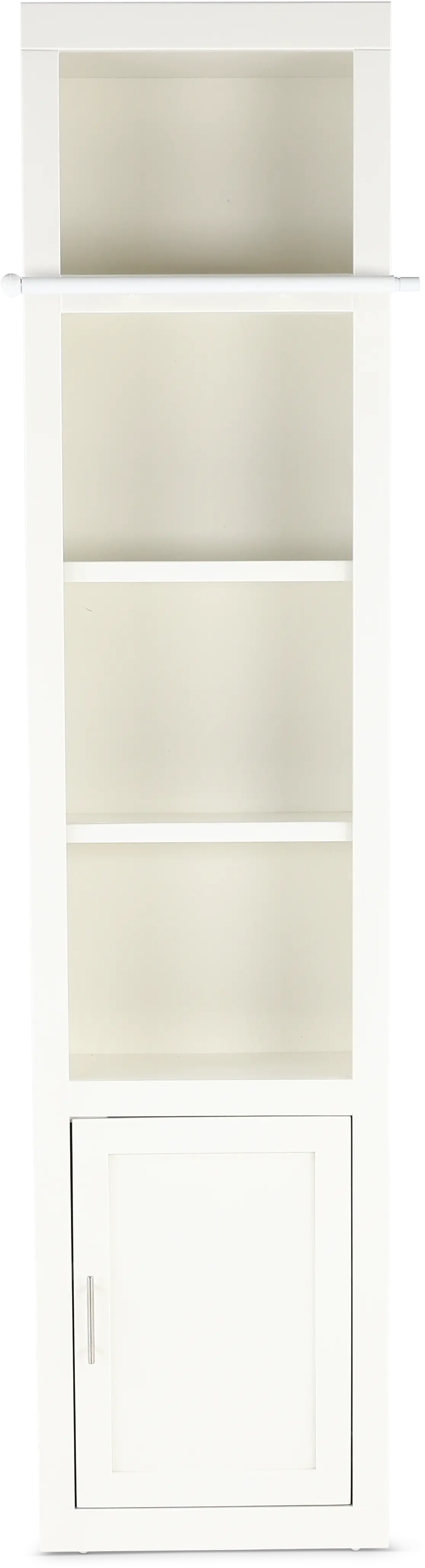 Catrina White 22  Bookcase with Reversible Door-15