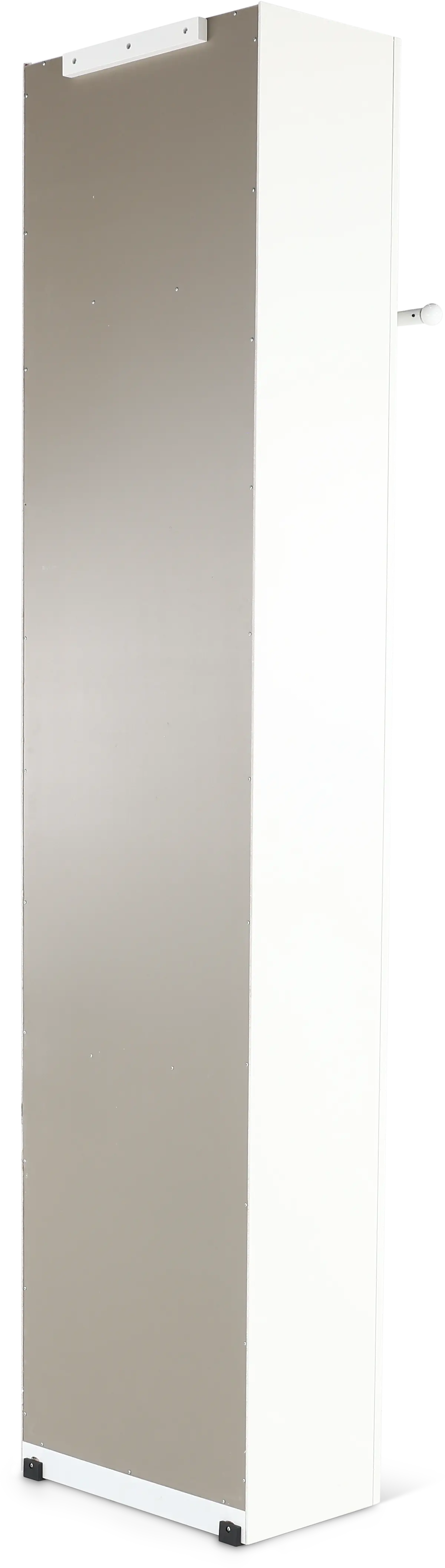 Catrina White 22  Bookcase with Reversible Door-6