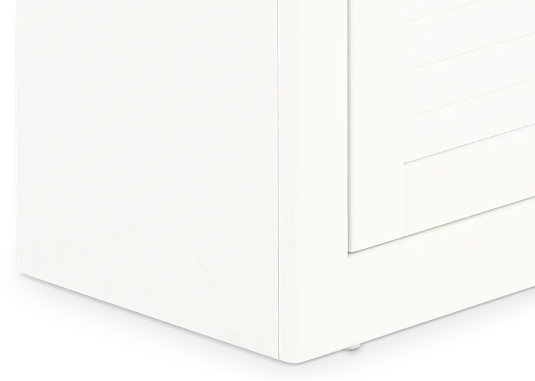 Catrina White 22  Bookcase with Reversible Door-8