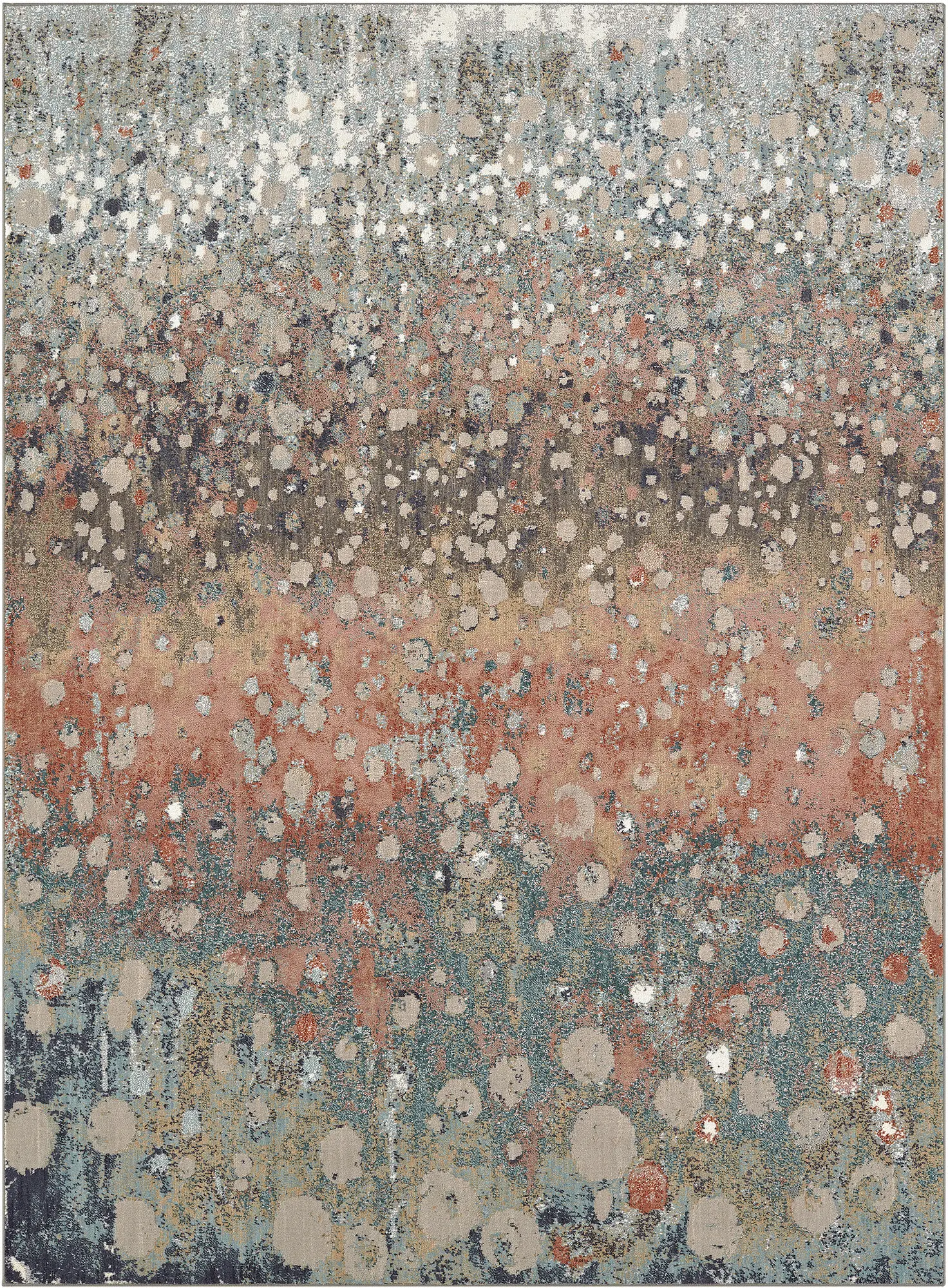 91964-97031/8X11 Soiree 8 x 11 Large Rose Gold Rug-1
