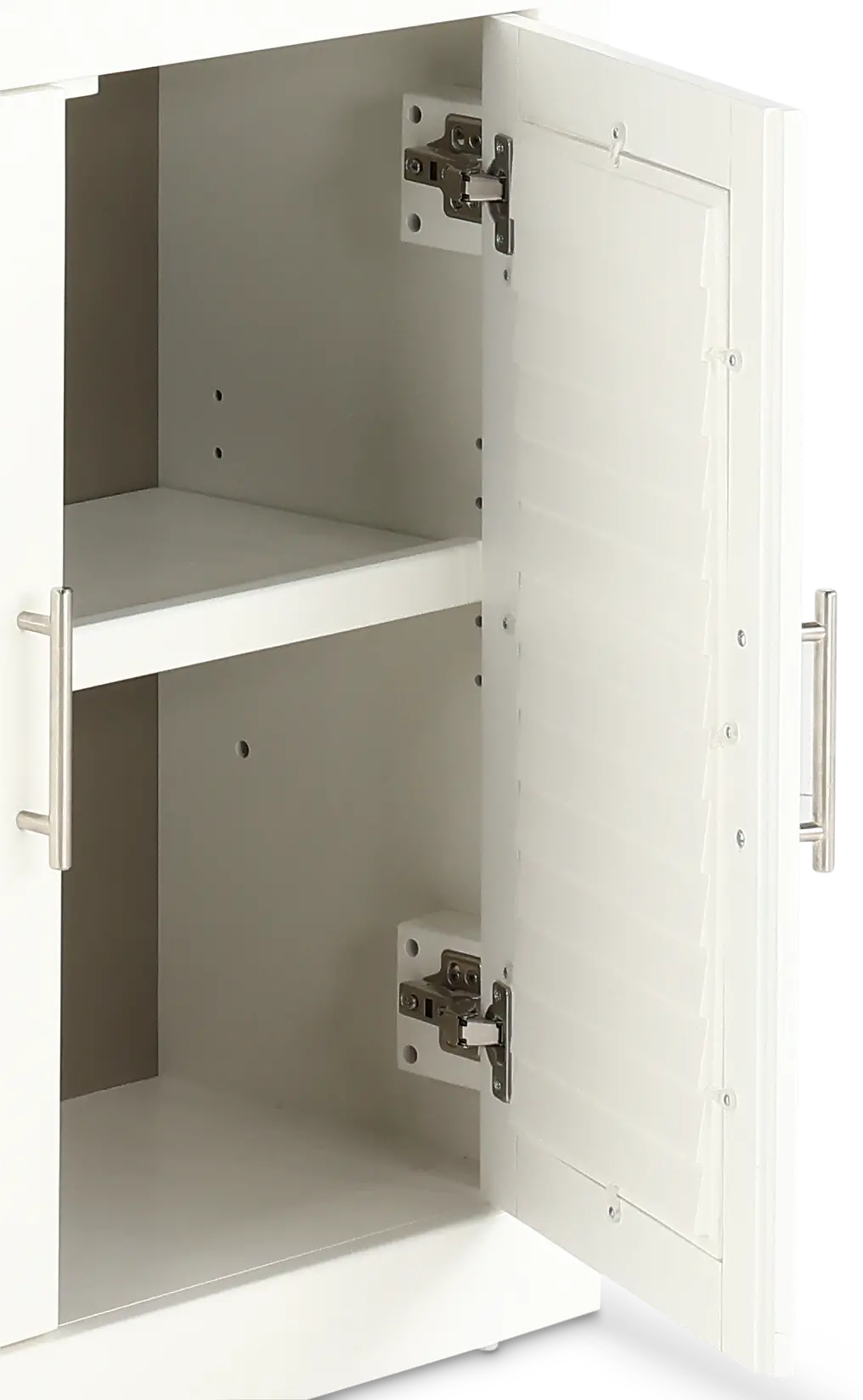 Catrina White 32  Bookcase with Reversible Door-12