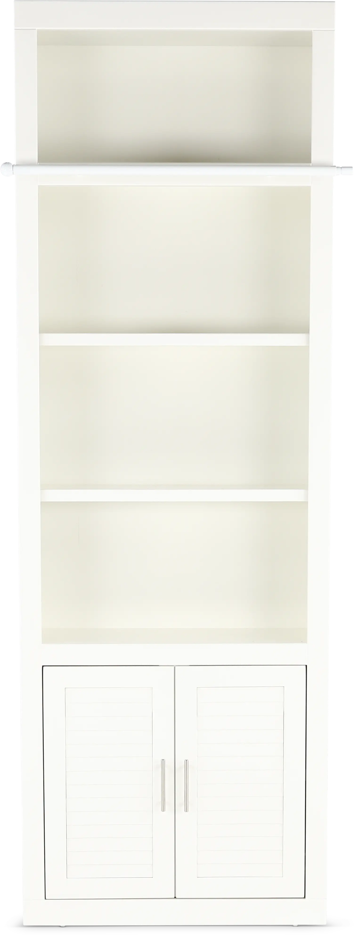 Catrina White 32  Bookcase with Reversible Door-13