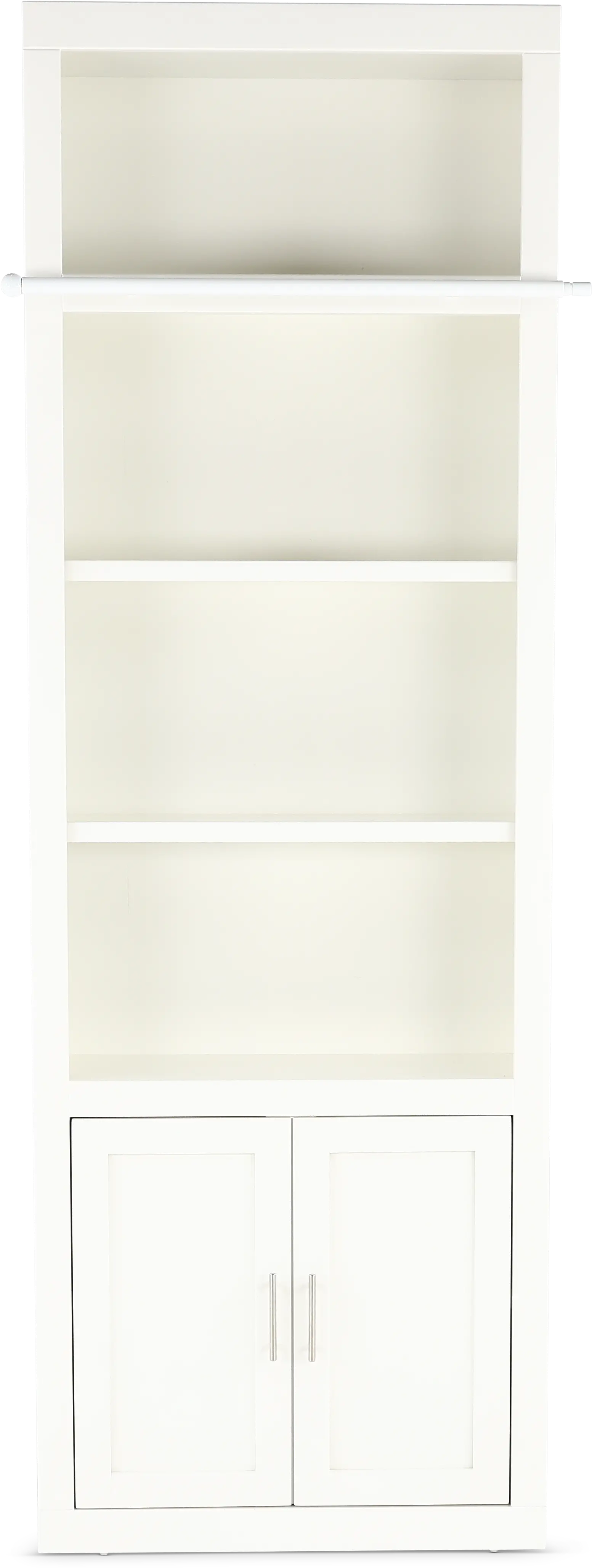 Catrina White 32  Bookcase with Reversible Door-16