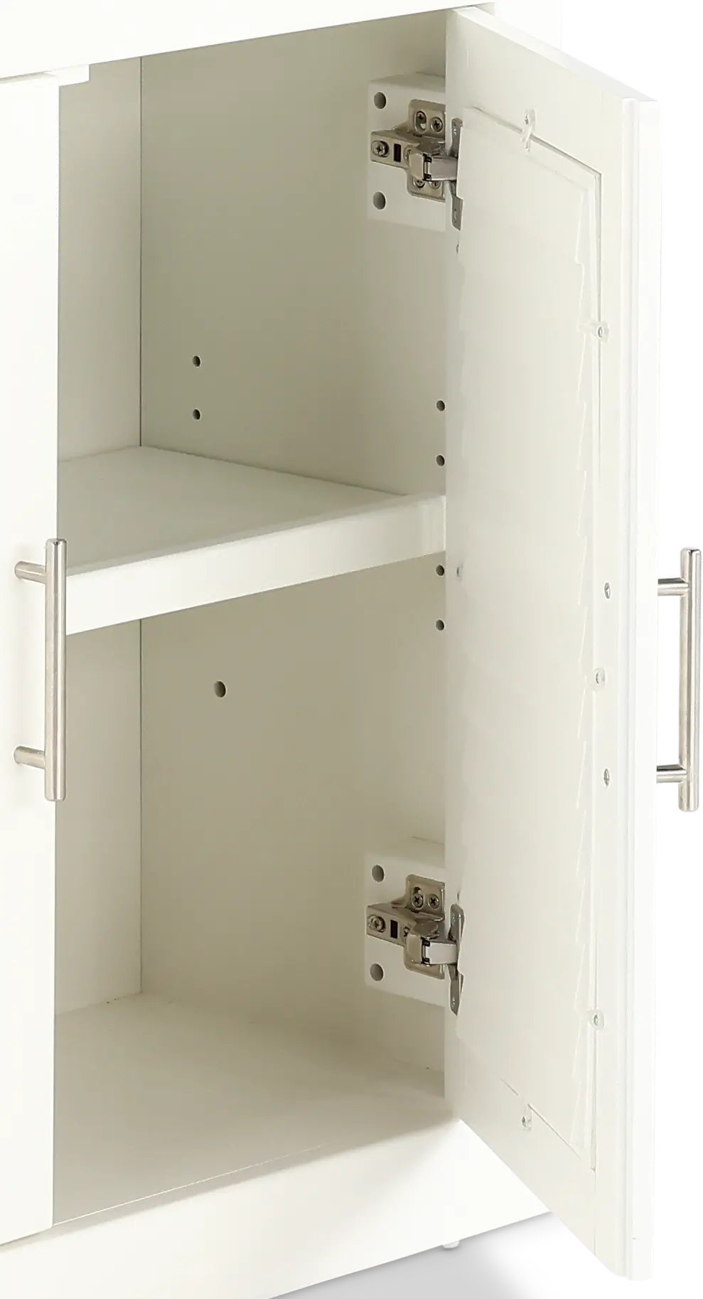 Catrina White 32  Bookcase with Reversible Door-18