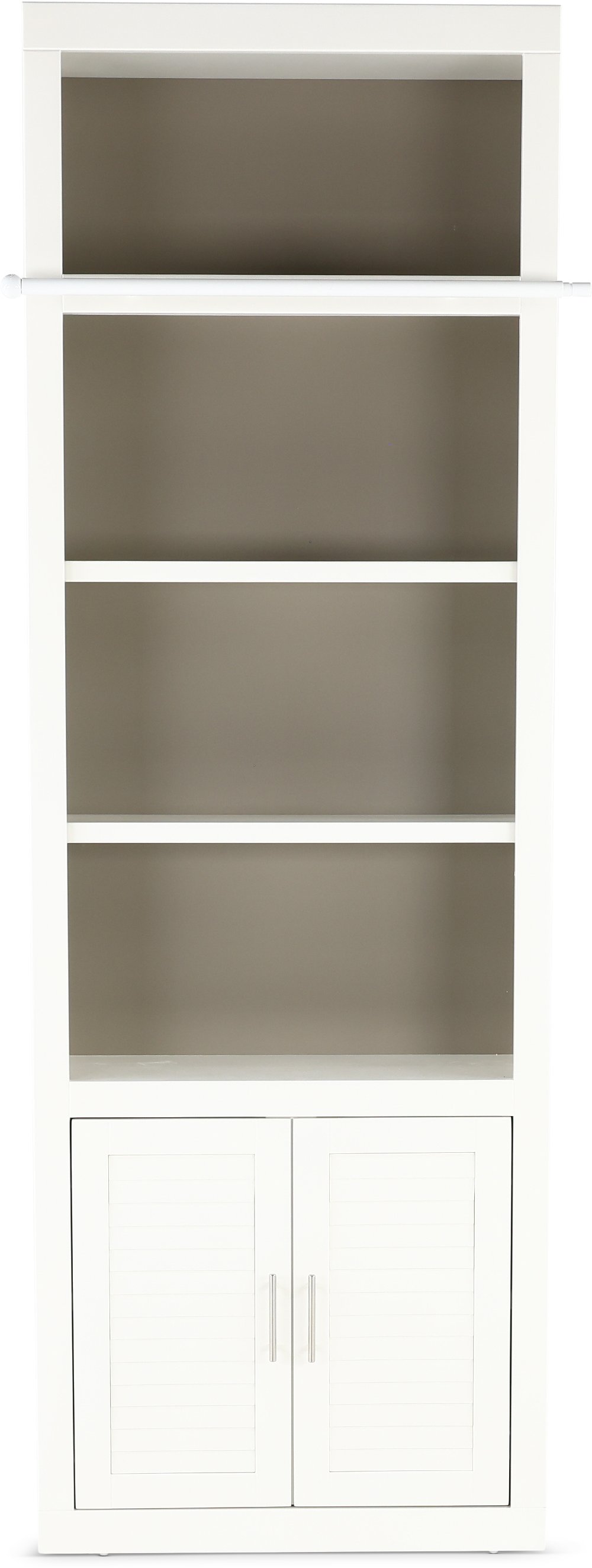Catrina White 32" Bookcase with Reversible Door