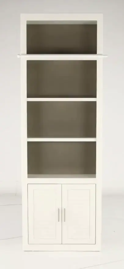 Catrina White 32  Bookcase with Reversible Door-5
