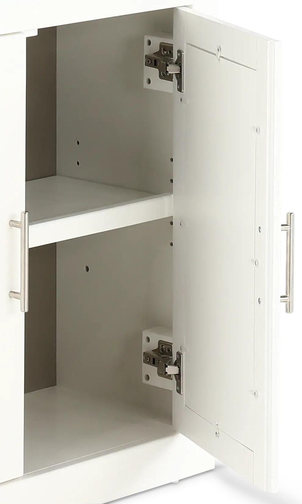 Catrina White 32  Bookcase with Reversible Door-6