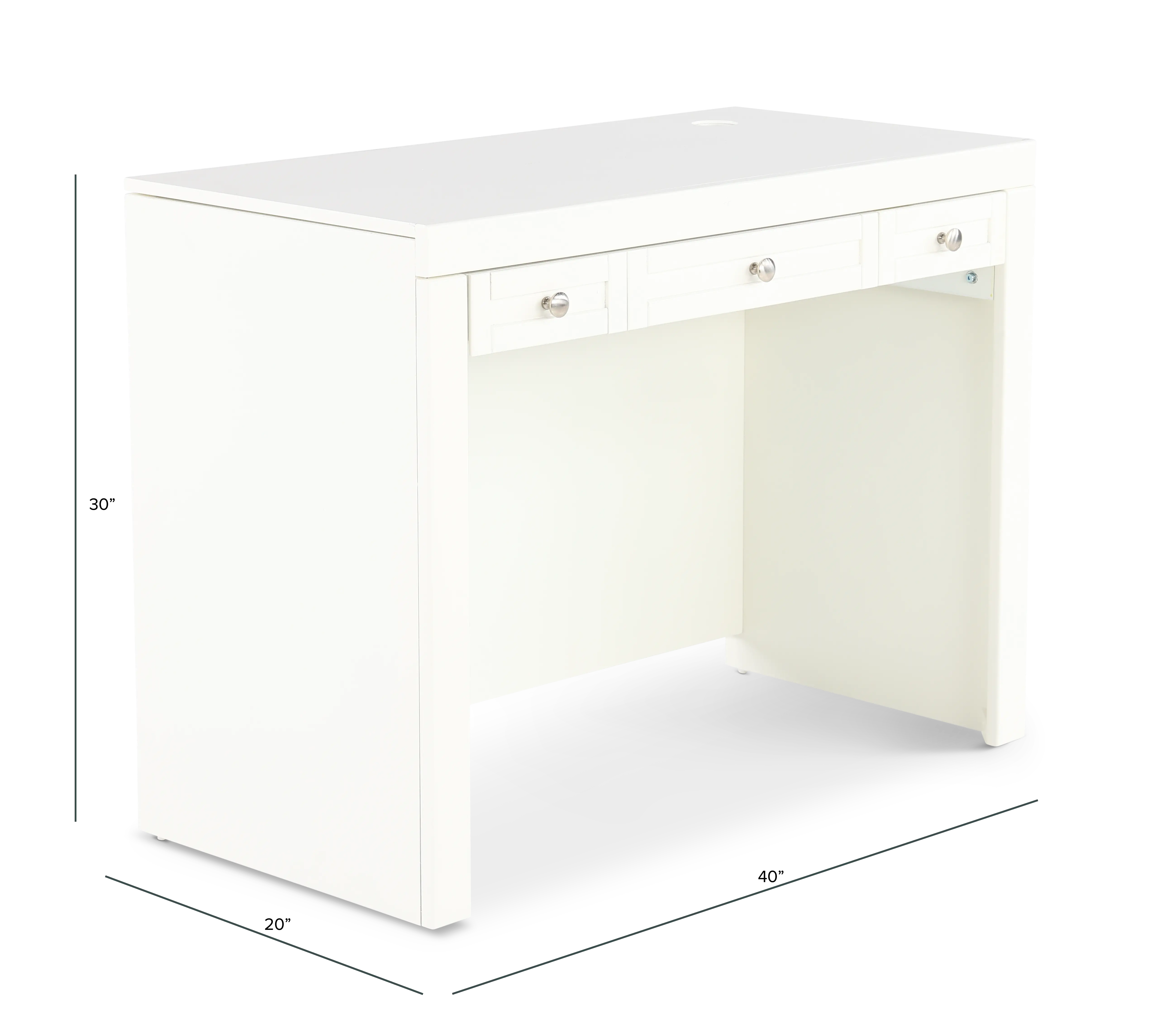 Catrina White 40  Desk-3