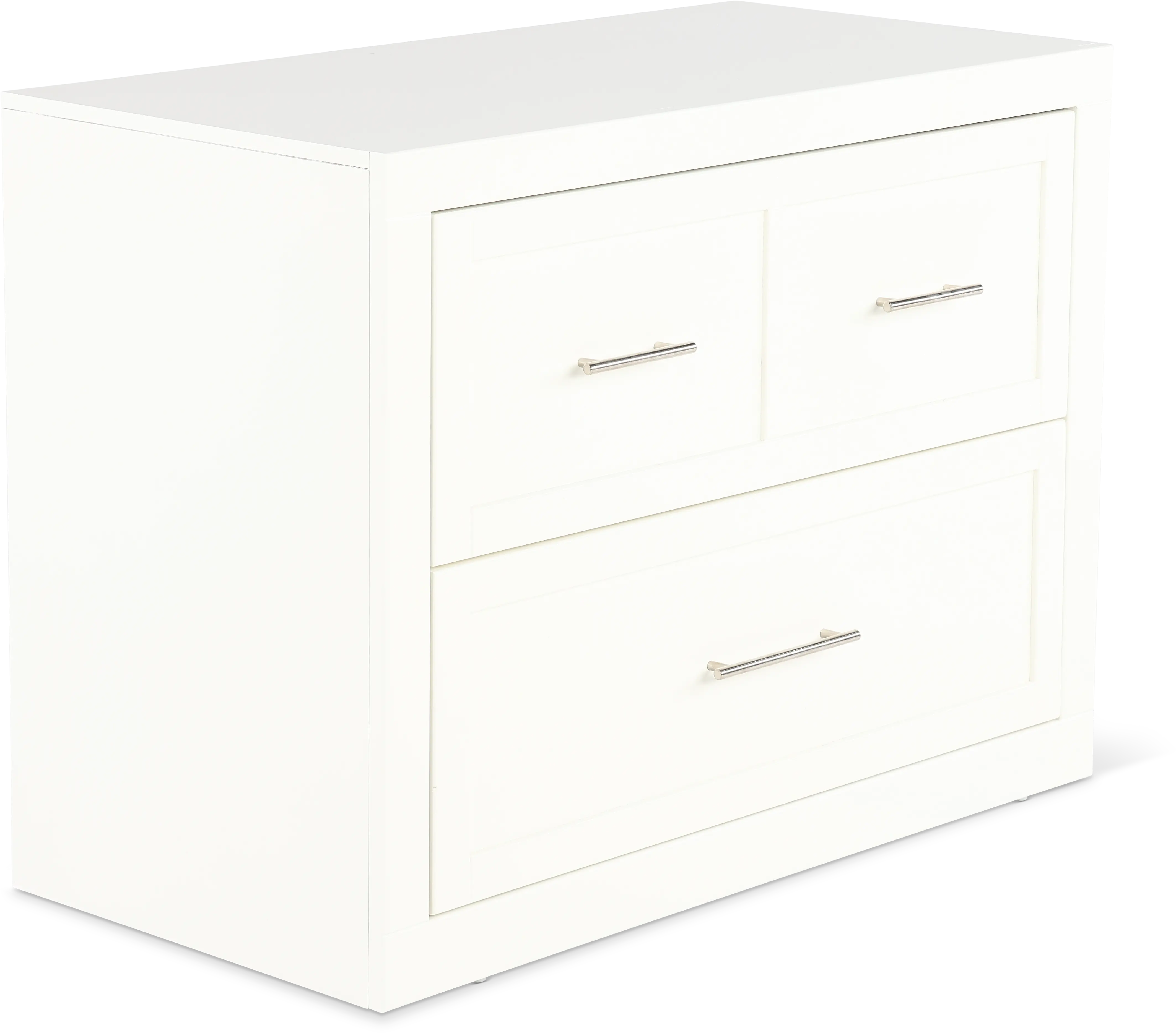 Catrina White 2 Drawer Lateral File Cabinet-4