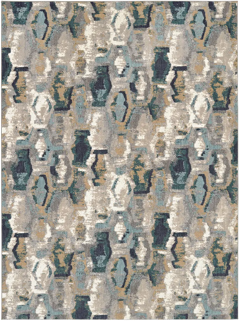 Soiree 8 x 11 Mallard Green Rug