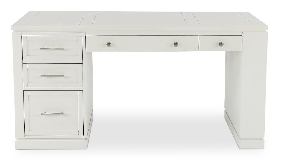Catrina White 60" Writing Desk