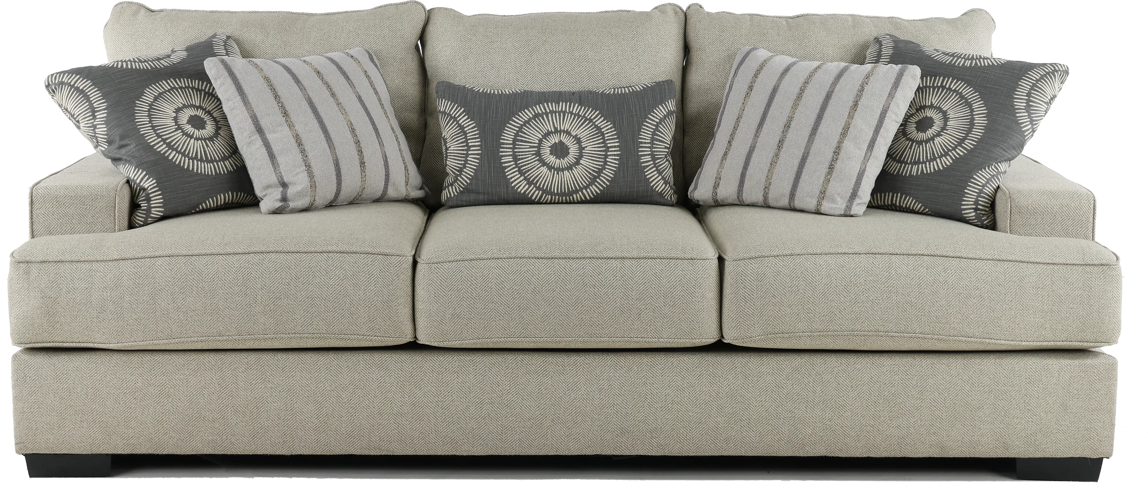 RAGSOF Raven Flax Gray Sofa-1