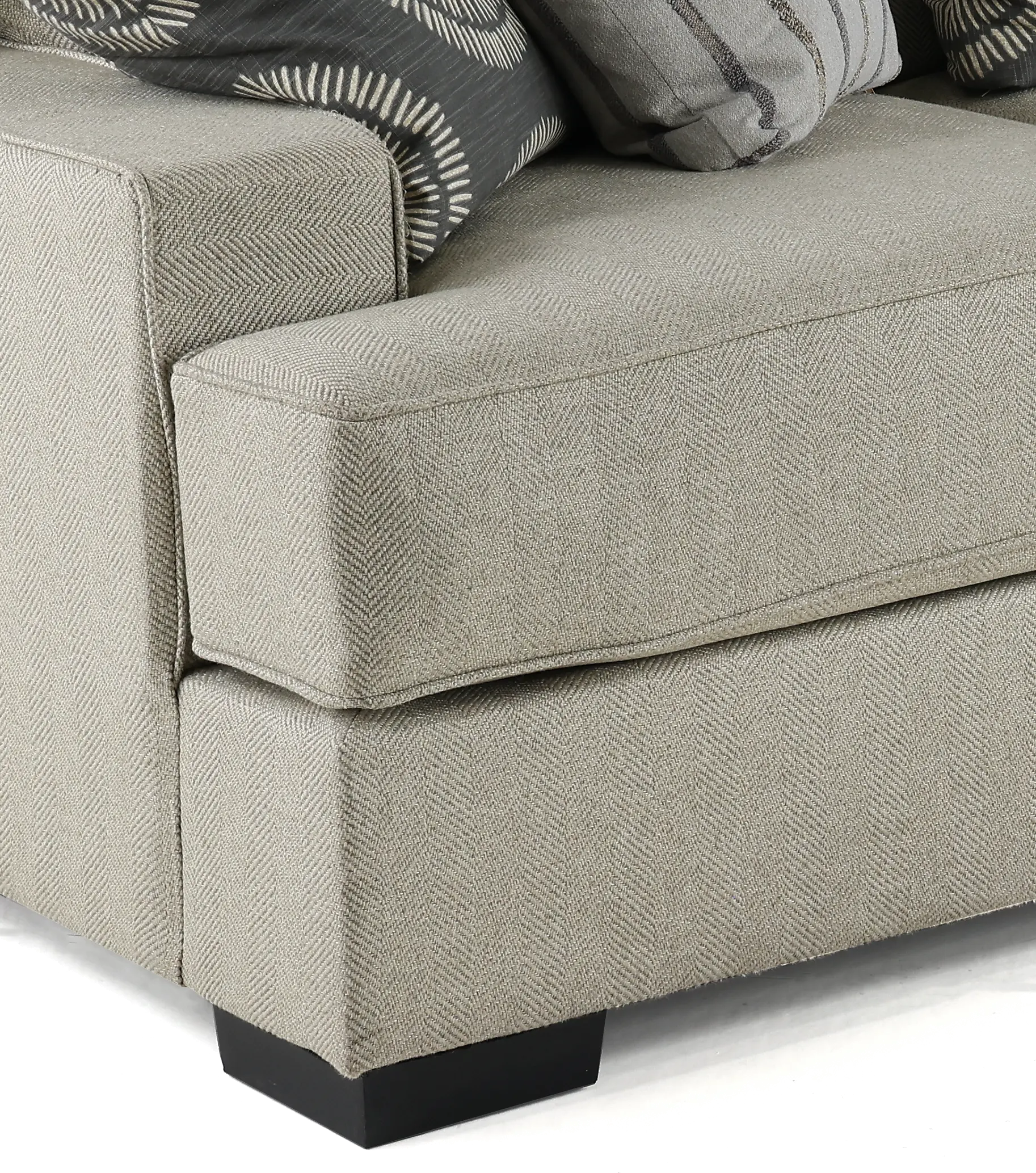 RAGSOF Raven Flax Gray Sofa-2