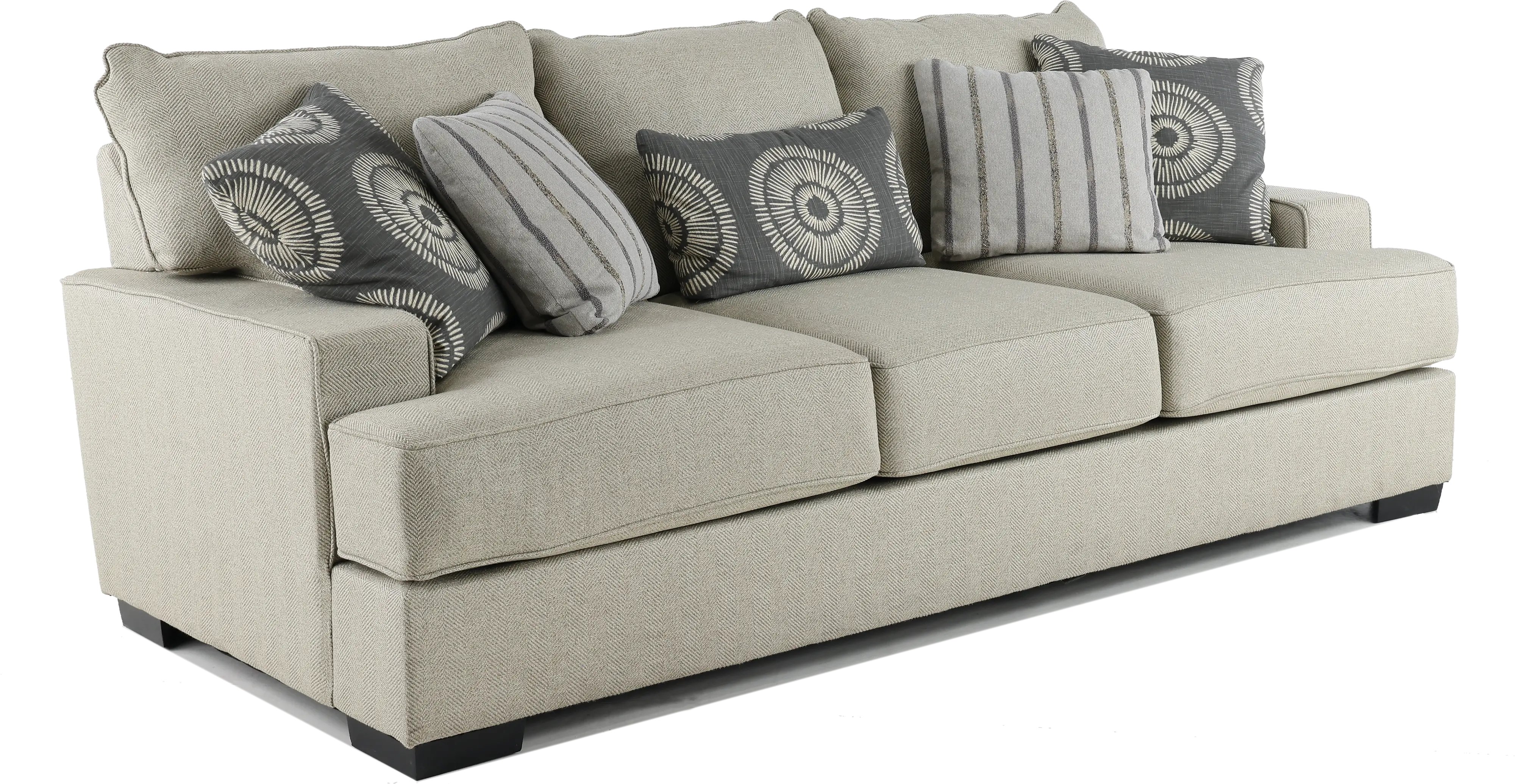 RAGSOF Raven Flax Gray Sofa-5