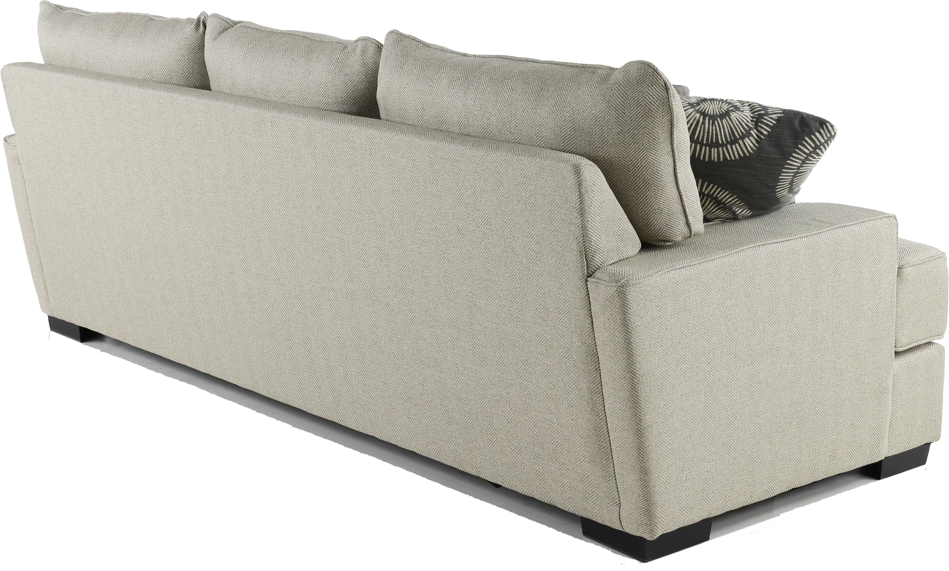 RAGSOF Raven Flax Gray Sofa-6