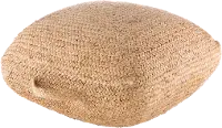 ZIY-001/KHAKIPILLOW Khaki Jute Floor Pillow