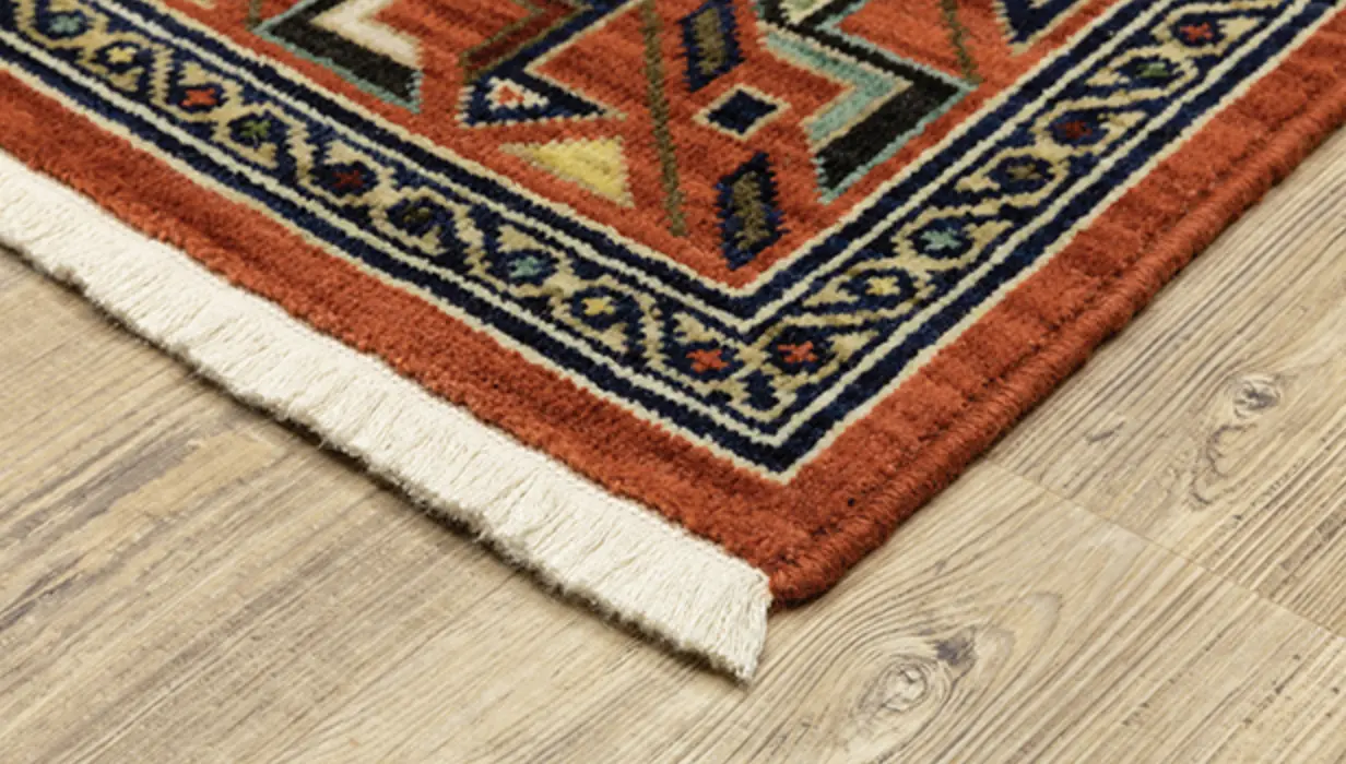 Lilihan 5 x 8 Medium Red and Multi Area Rug-3