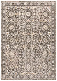 Maharaja 5 x 8 Traditional Ivory and Gray Area Rug