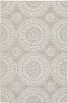 Portofino 8 x 10 Large Gray and Ivory Indoor-Outdoor Rug