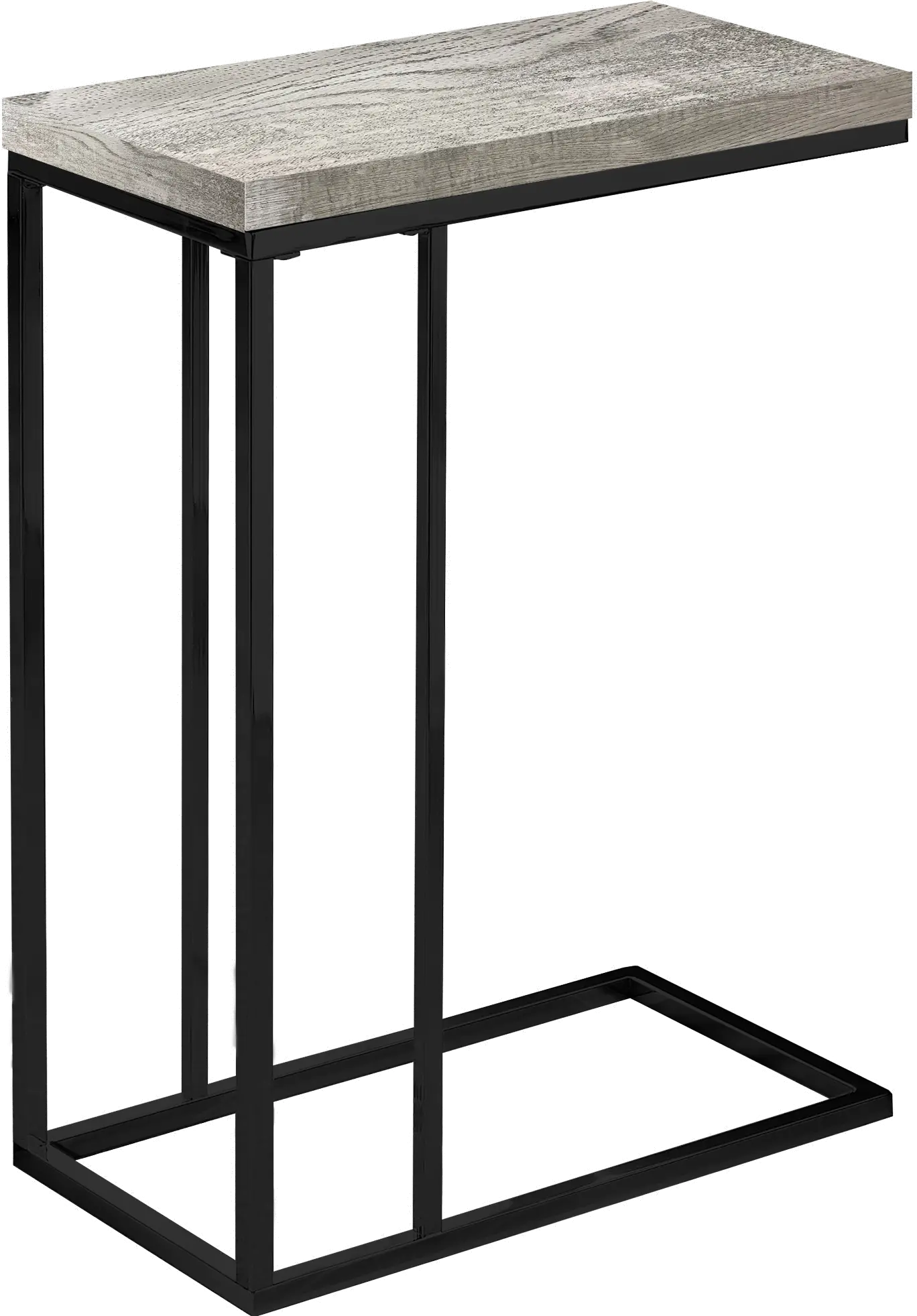 Contemporary Gray Chairside C-Table-1