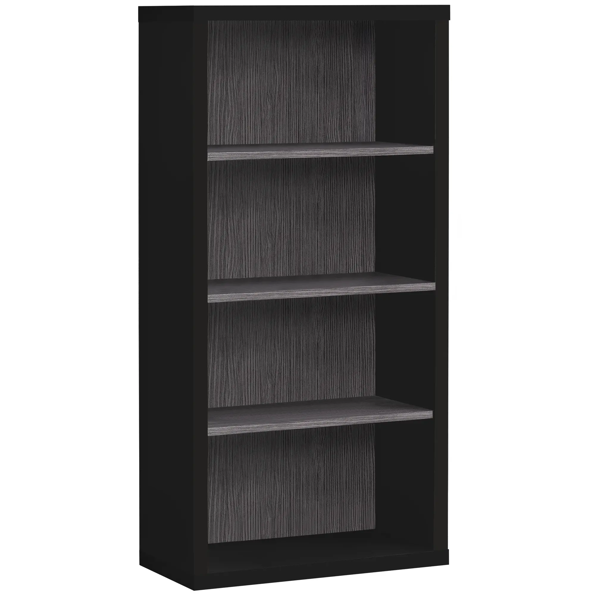 Modern Black and Gray Bookcase-1