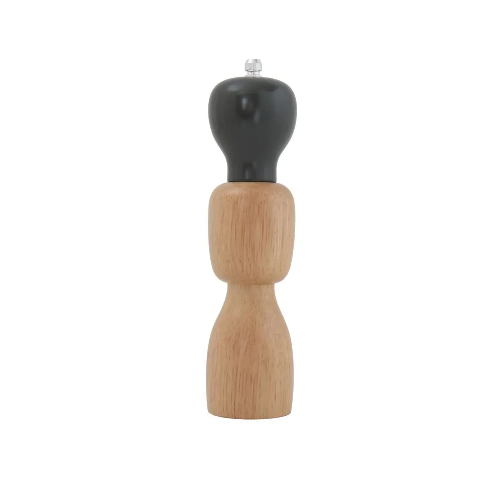 DF1060/PEPPERMILL 8  Charcoal and Wood Pepper Mill-1