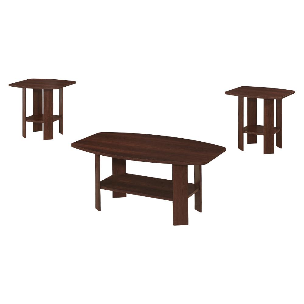 Traditional Cherry 3 Piece Occasional Table Set