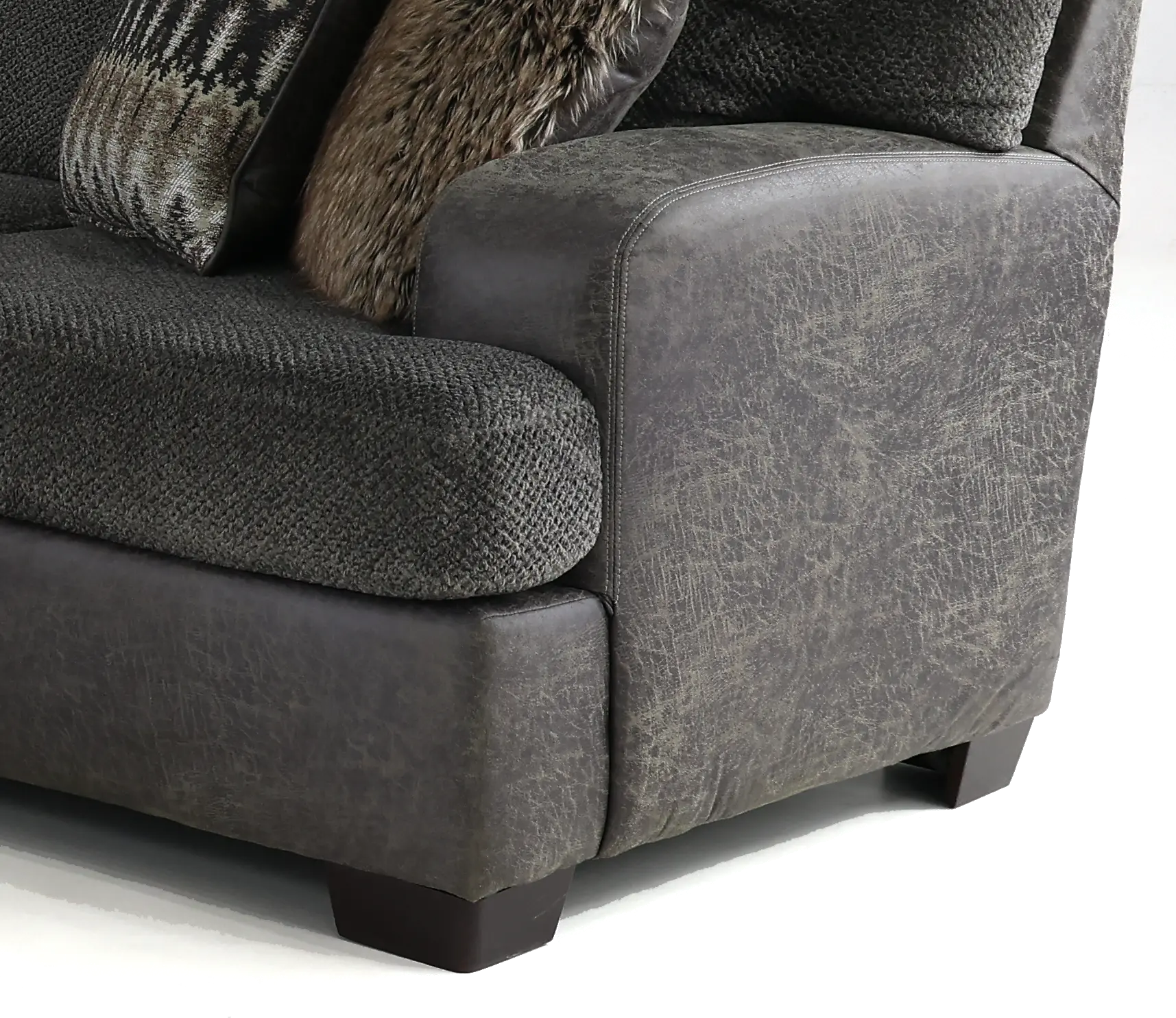 Matrix Smoke Gray 2 Piece Sectional-2