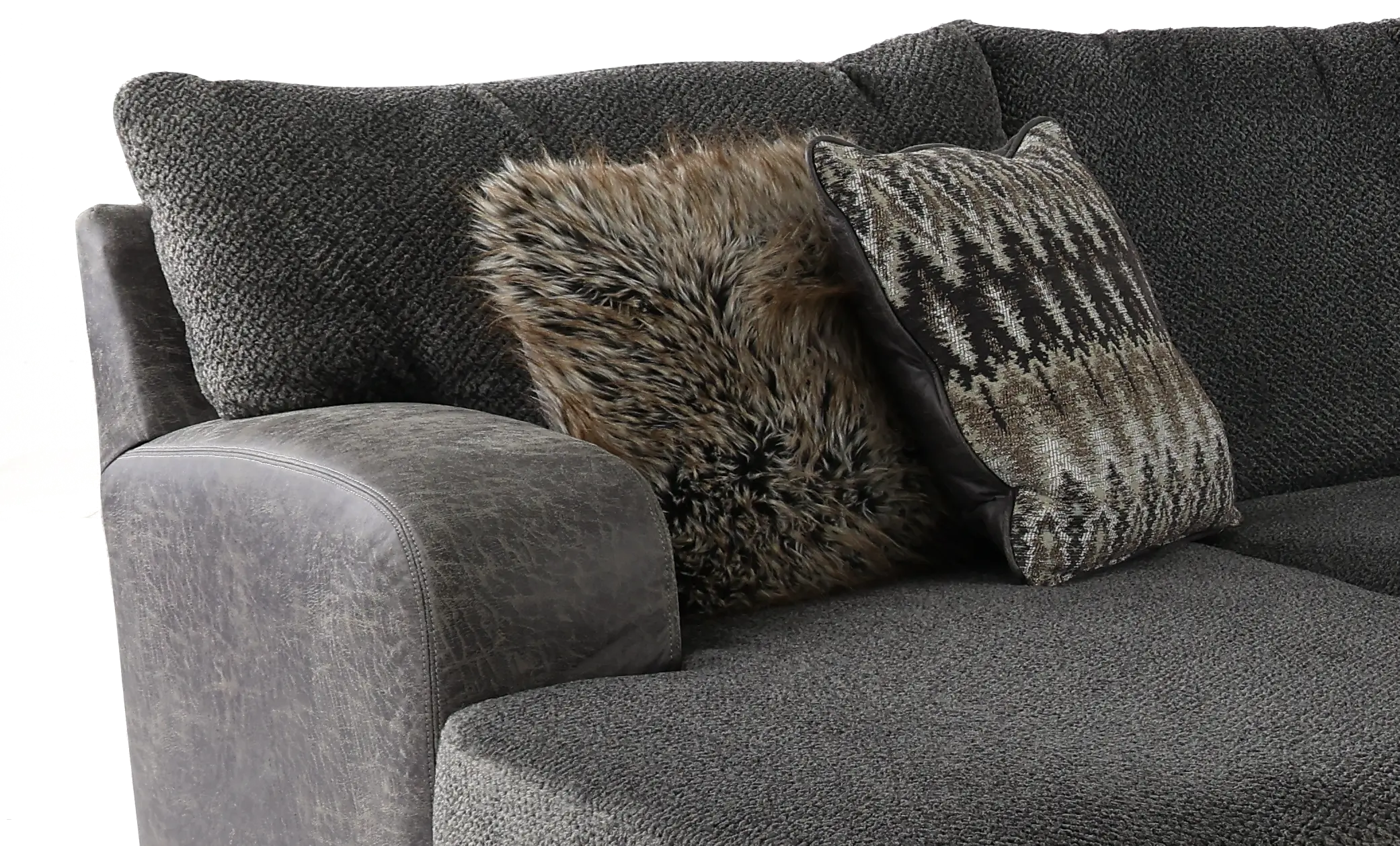 Matrix Smoke Gray 2 Piece Sectional-6