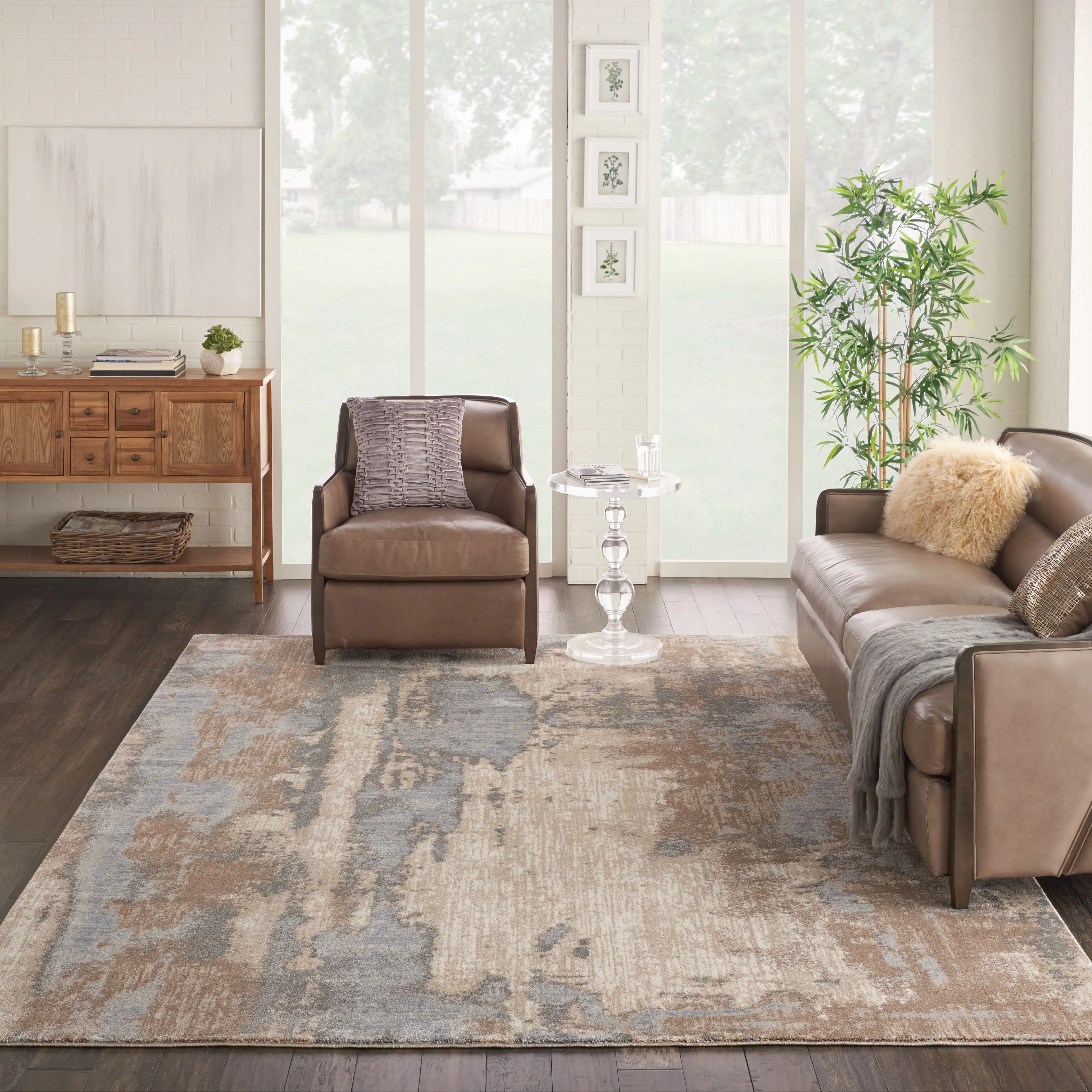 Moroccan Celebration 8 x 10 Gray and Beige Area Rug-4