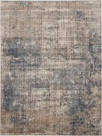 QUA02/8X10/QUARRY Quarry 8 x 10 Blue and Beige Area Rug