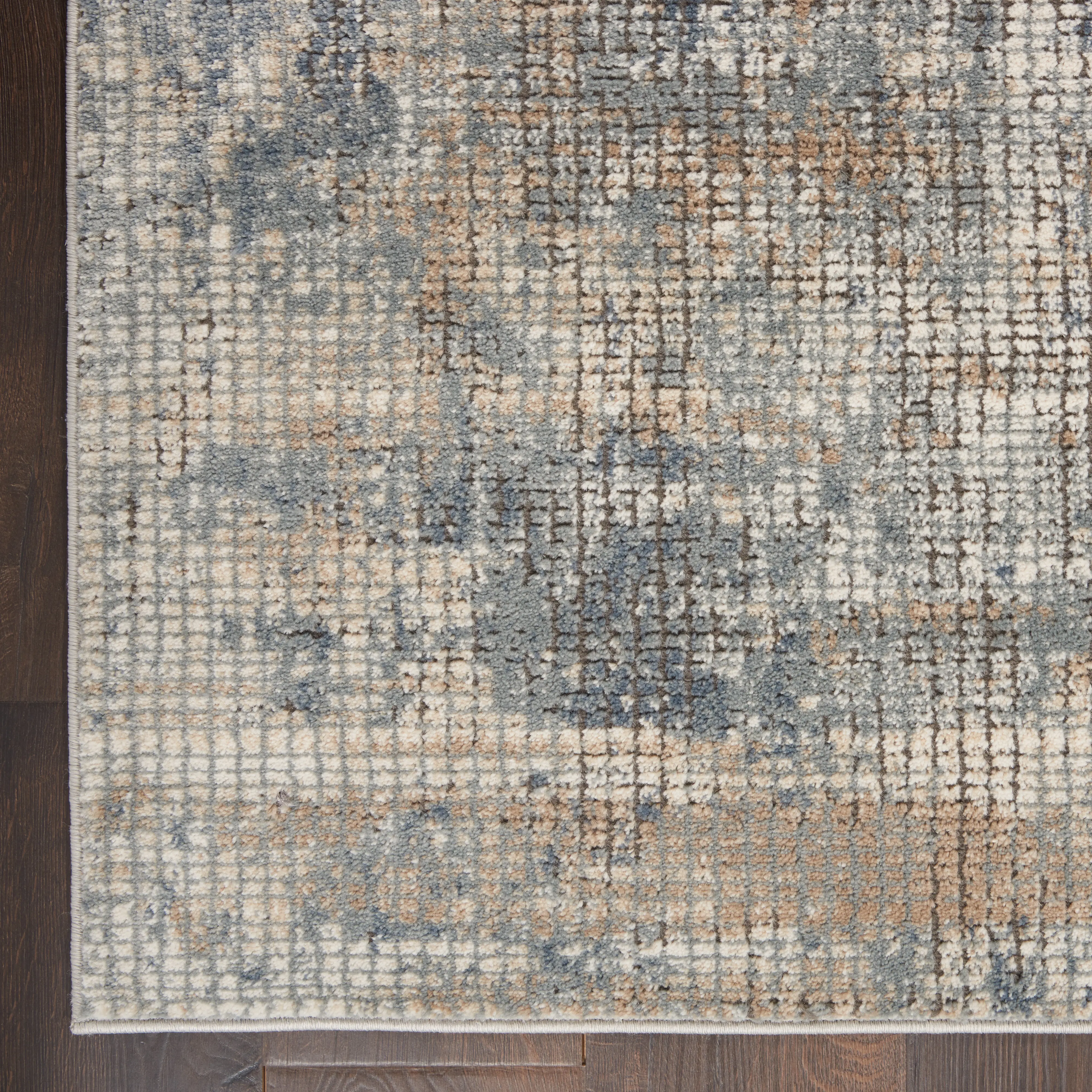 QUA02/8X10/QUARRY Quarry 8 x 10 Blue and Beige Area Rug-3