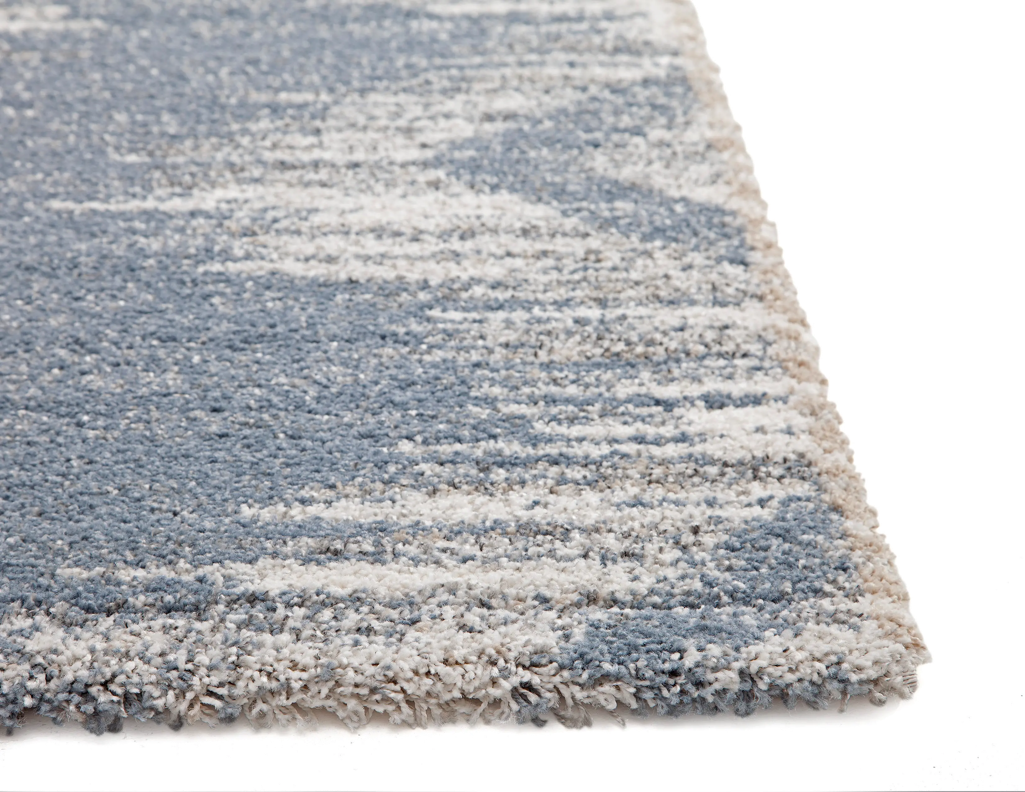 Granada 5 x 8 Ombre Blue and Beige Area Rug-3