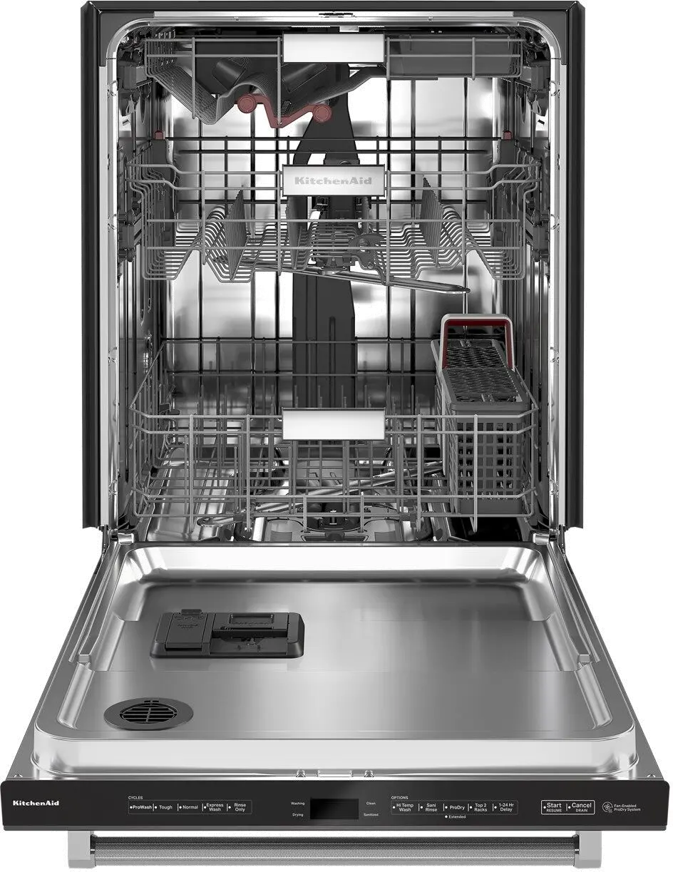 KDTM604KBS KitchenAid Top Control Dishwasher - Black Stainless Steel-3
