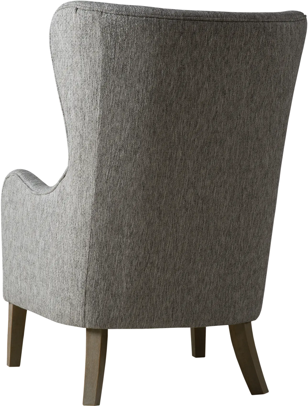 Arianna Gray Swoop Wing Accent Chair-3
