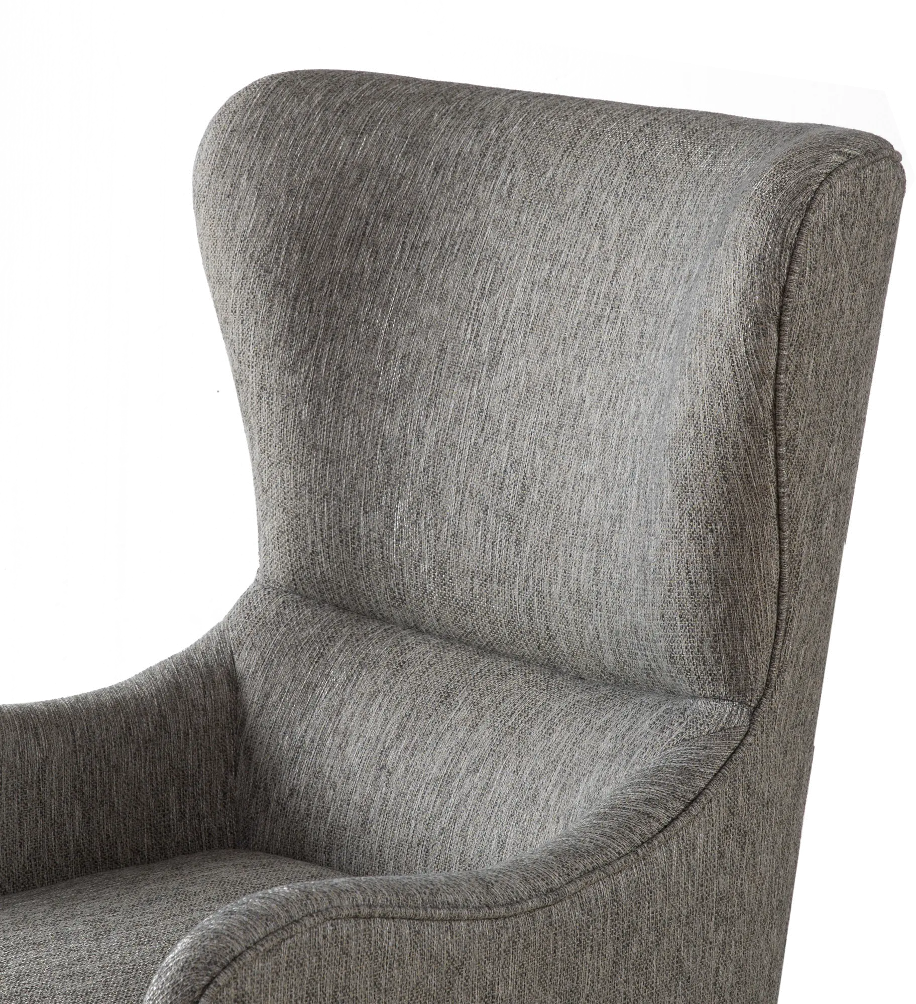 Arianna Gray Swoop Wing Accent Chair-5