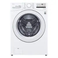 WM3400CW LG Ultra Large Front Load Washer - 4.5 cu. ft. White