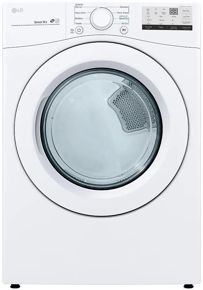 DLG3401W LG Ultra-Large Capacity Gas Dyer - 7.4 cu. ft. White-3