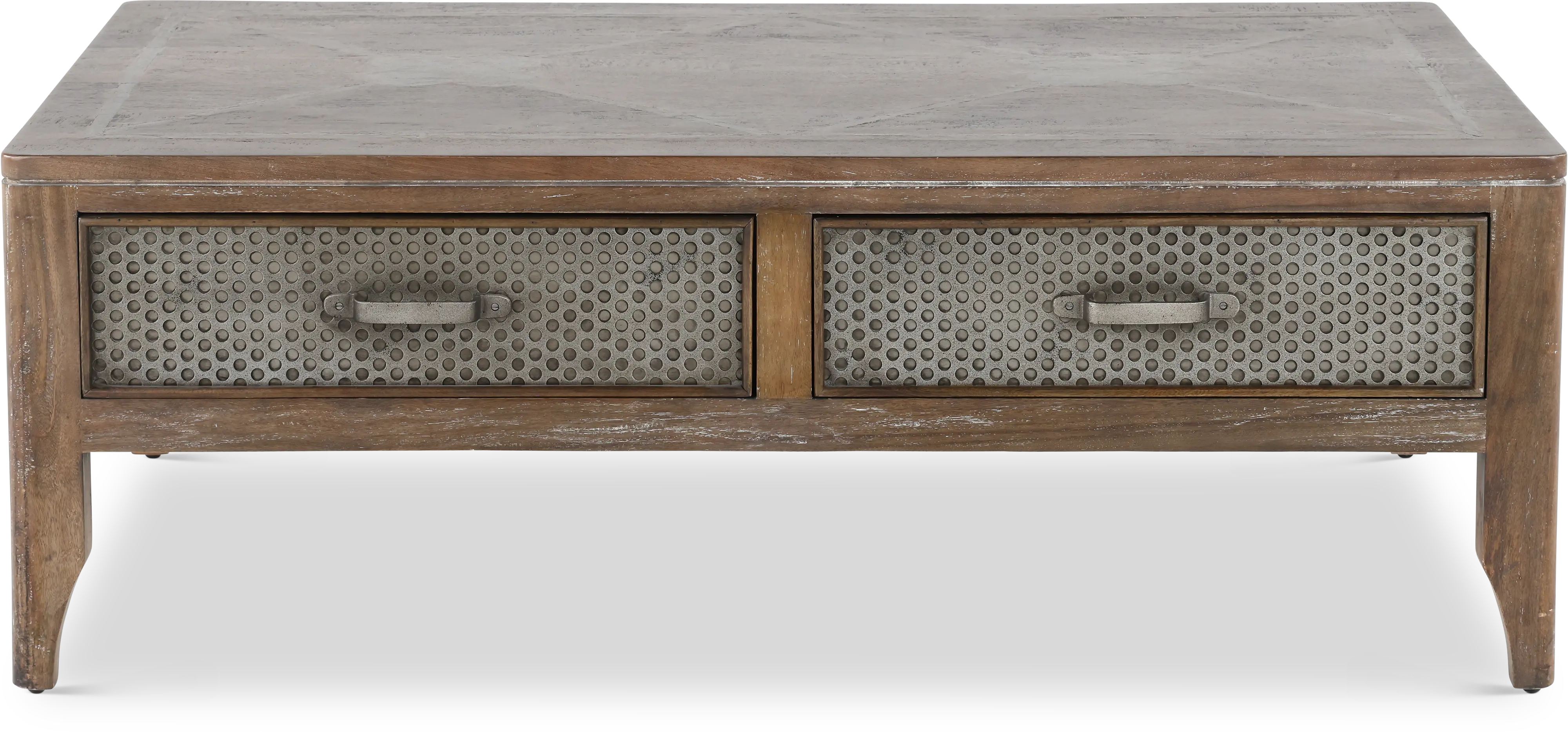 Corvelle Industrial Timberwood Coffee Table-1