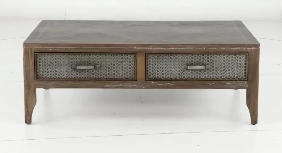 Corvelle Industrial Timberwood Coffee Table-4