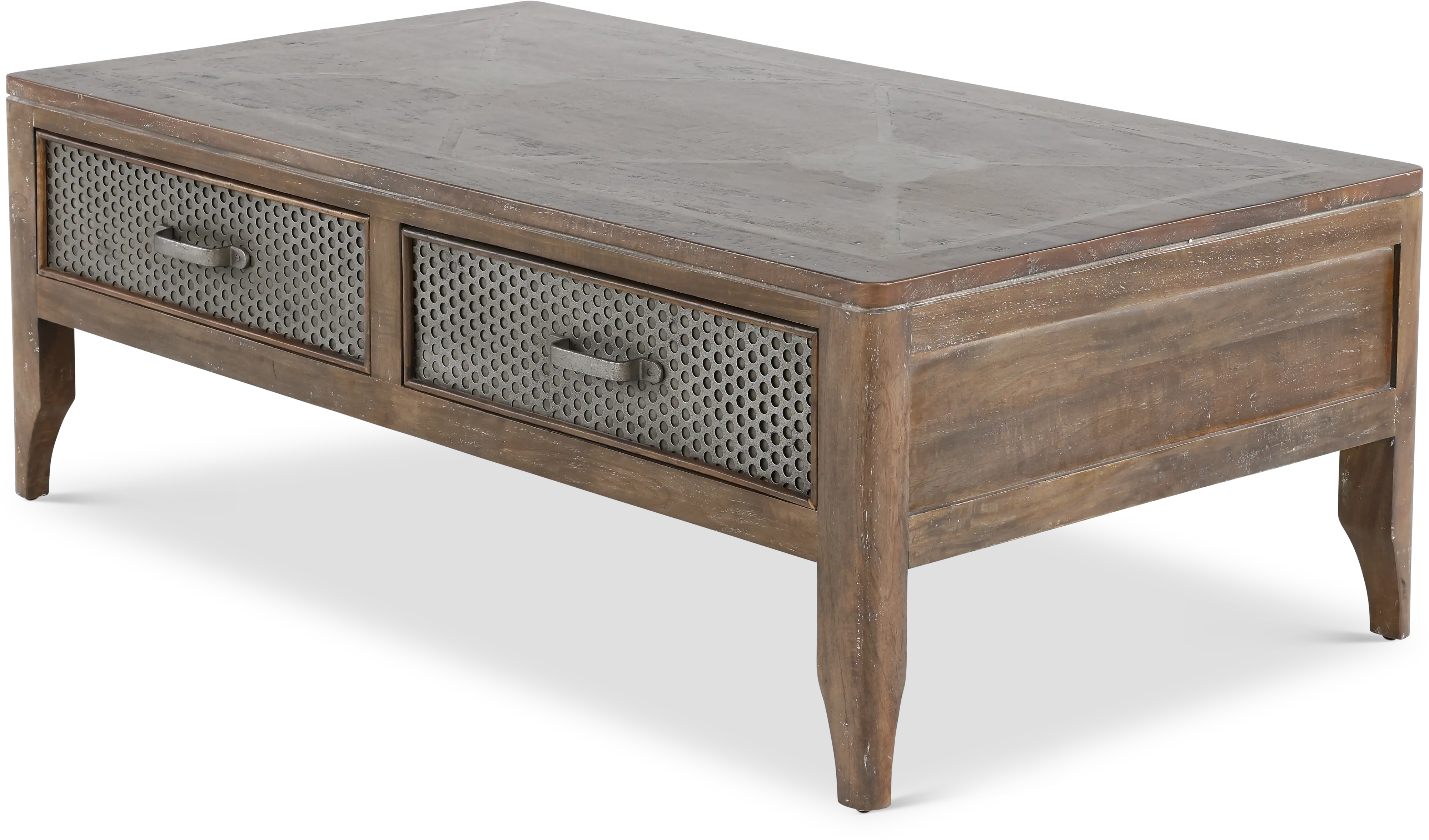 Corvelle Industrial Timberwood Coffee Table-6