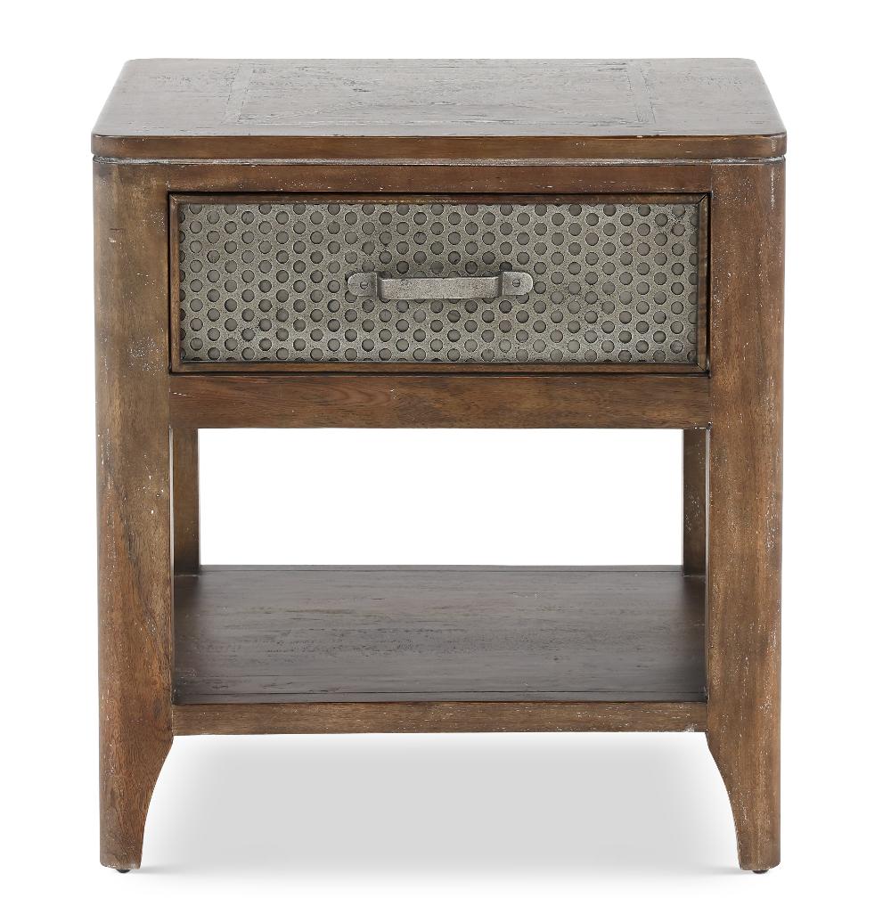 Corvelle Industrial Timberwood End Table
