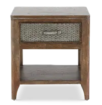 Corvelle Industrial Timberwood End Table