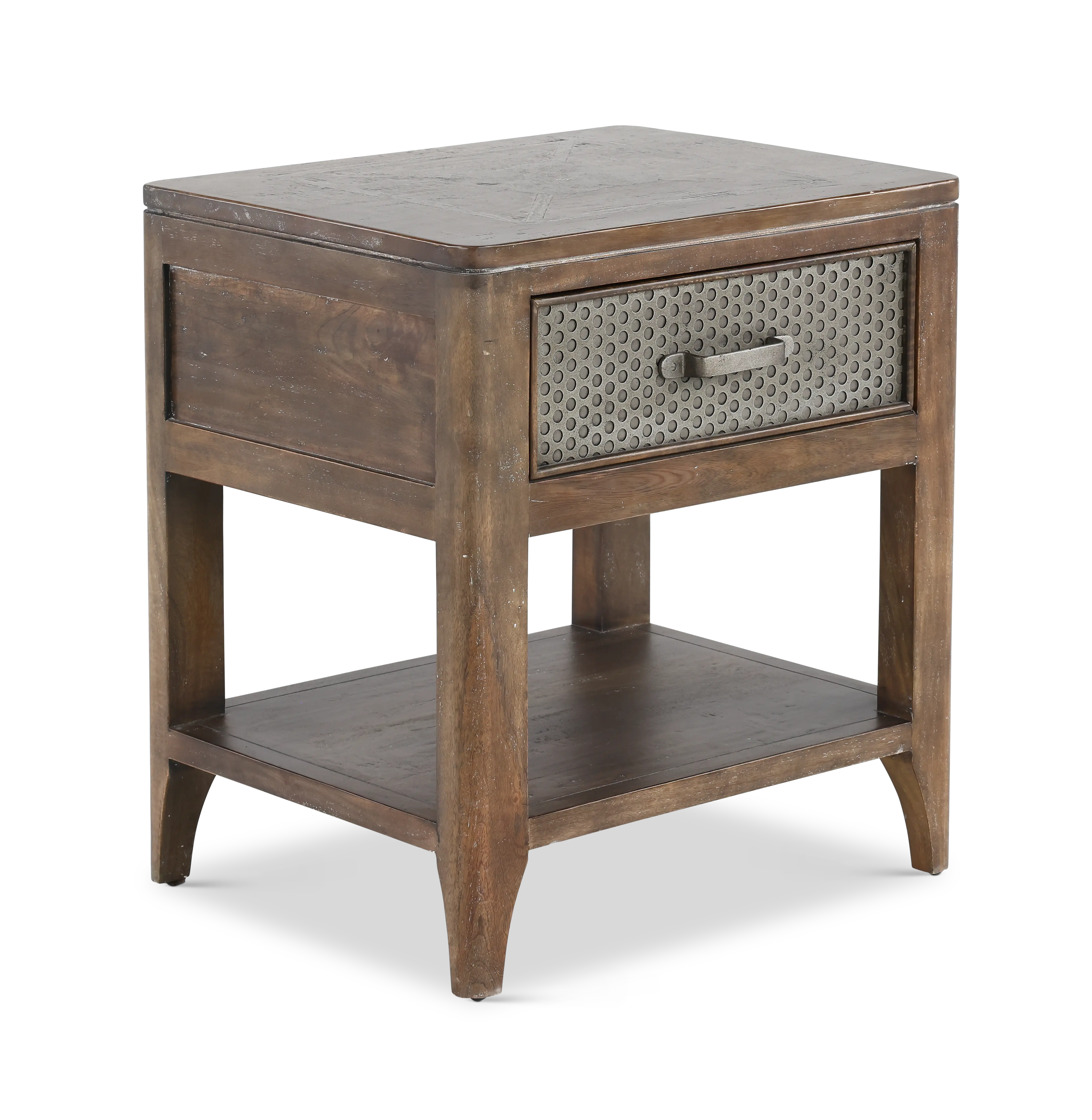 Corvelle Industrial Timberwood End Table-2