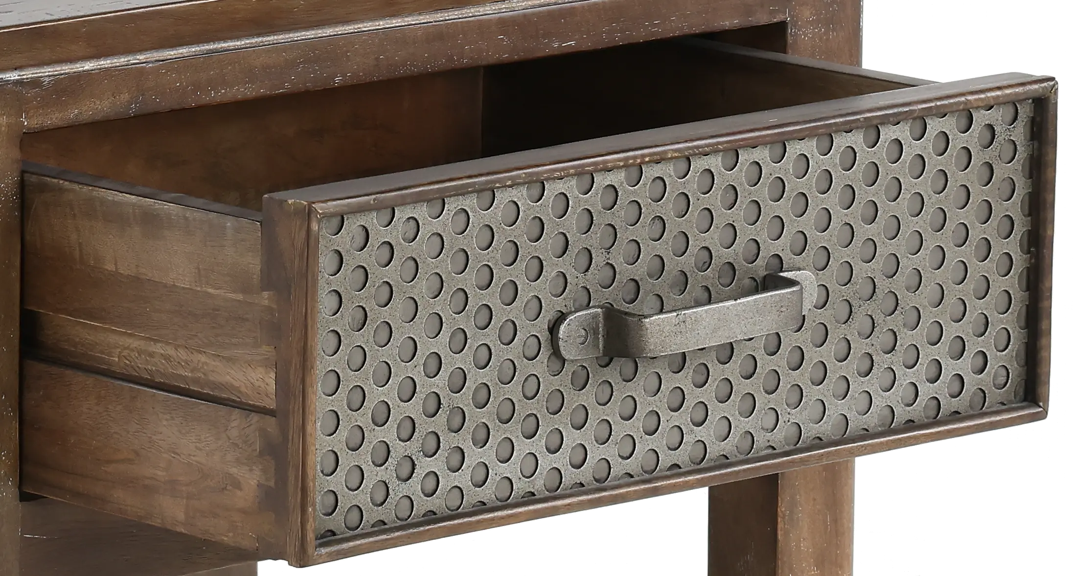 Corvelle Industrial Timberwood End Table-5