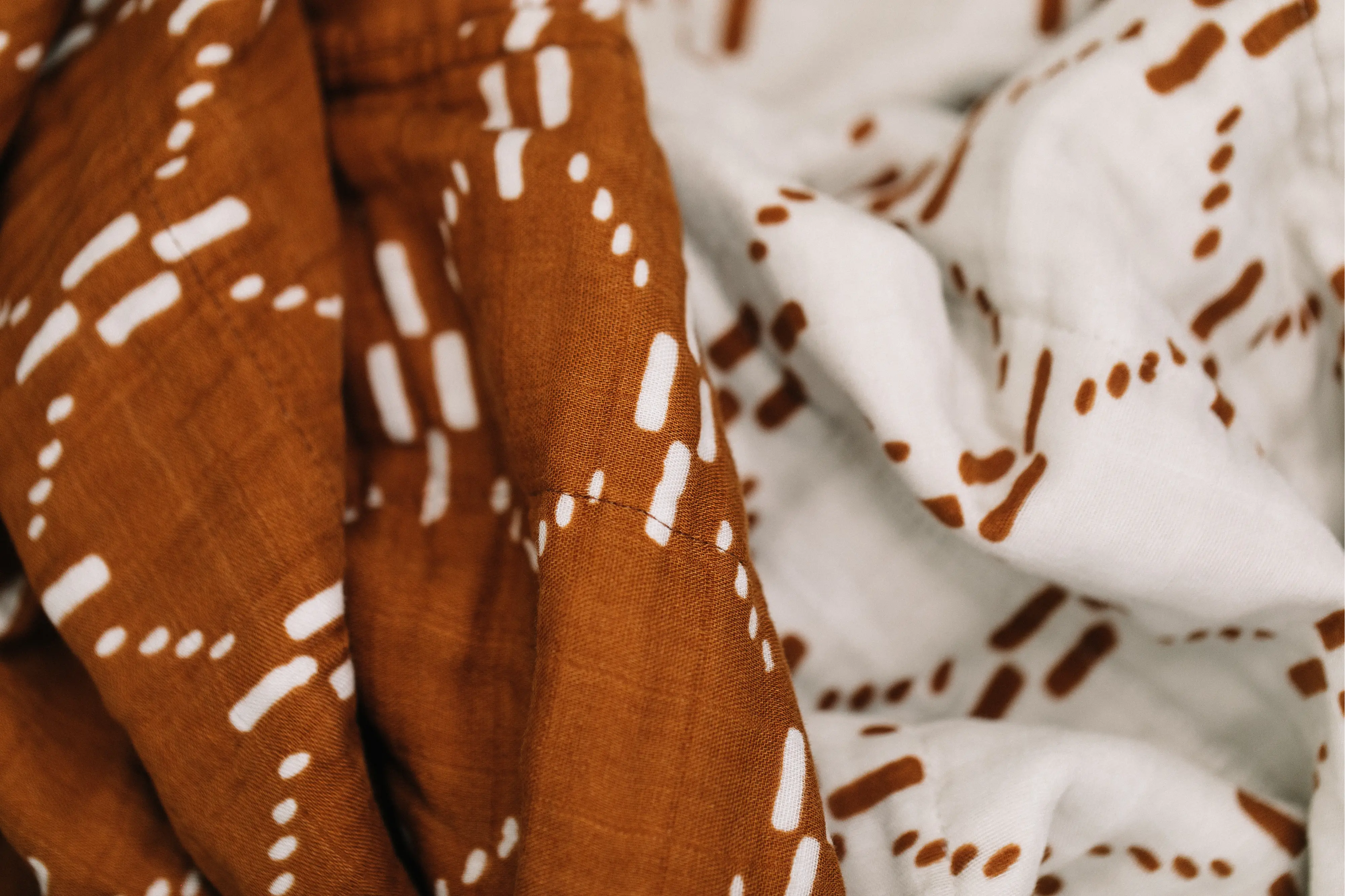 Copper XL Muslin Quilt Blanket - Juliet-2