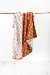 Juliet Copper XL Muslin Quilt Blanket