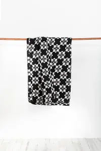 Black and White XL Muslin Quilt Blanket - Avalon